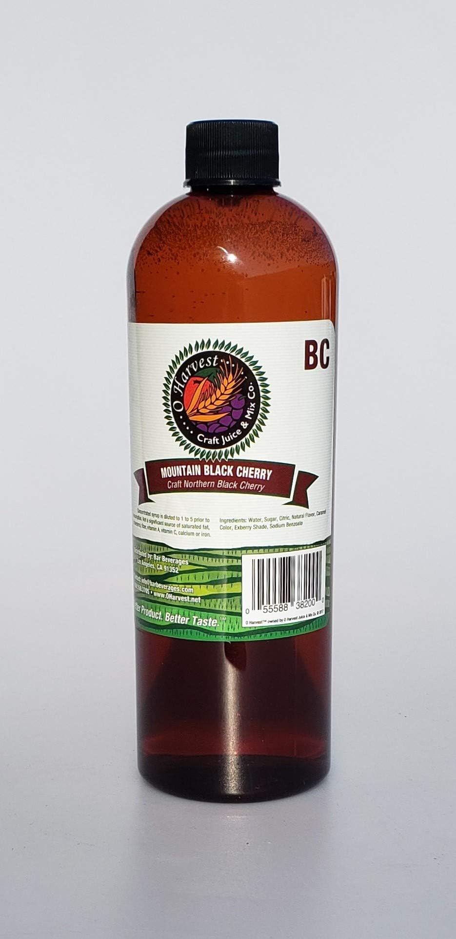Mountain Black Cherry Cola (16oz Syrup Concentrate) - Makes over 2.8 Liters of Cherry Cola - Mix your own Cherry Cola at Home - Works with SodaStream