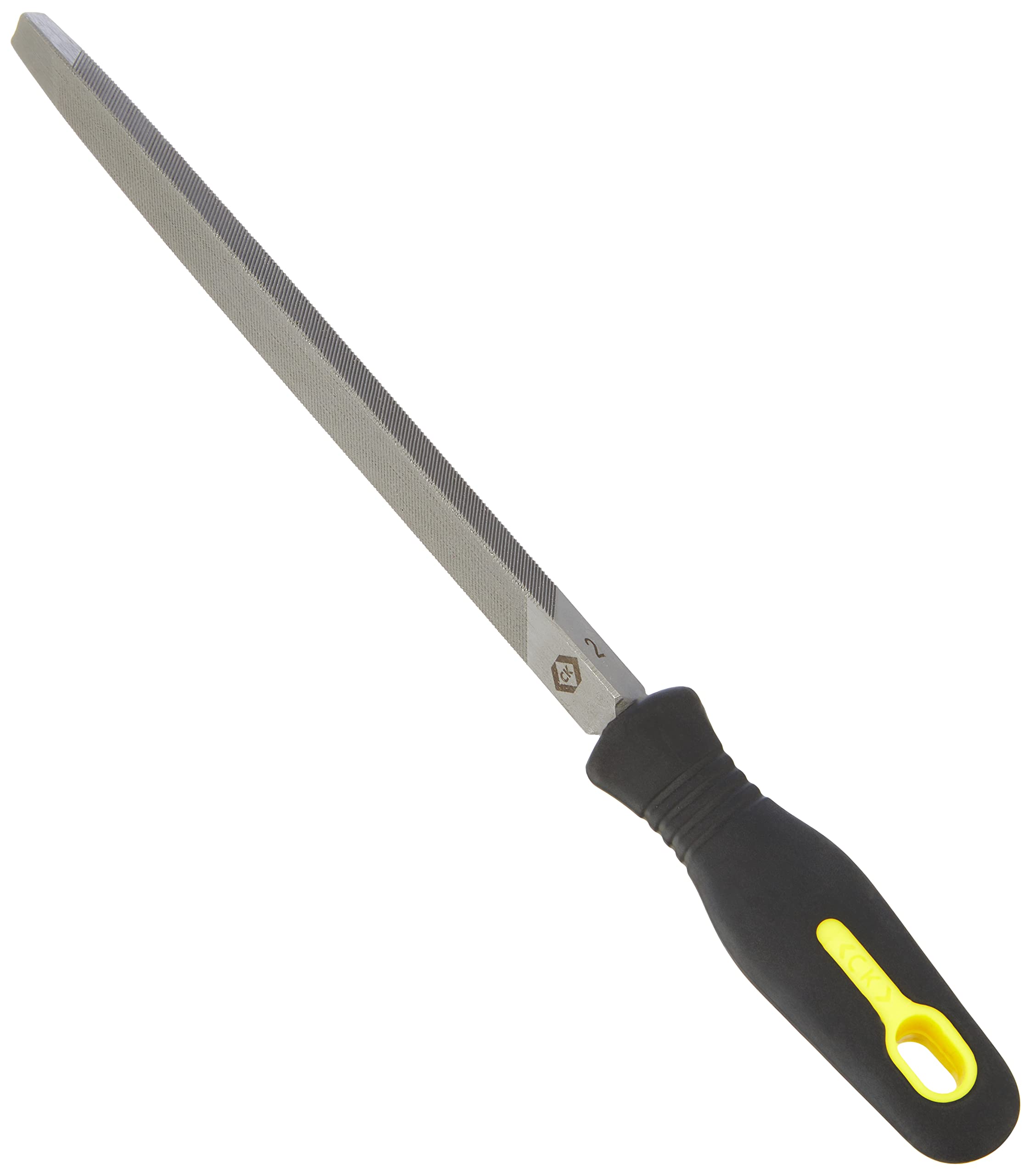 C.K T0074 3-Sided Standard Saw File, Black, 6-inch