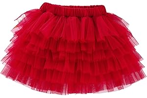 Jastore 6 Layered Tutu Skirt for Girls Princess Tulle Dance Skirts Toddler Girl Ballet Tutu Skirt