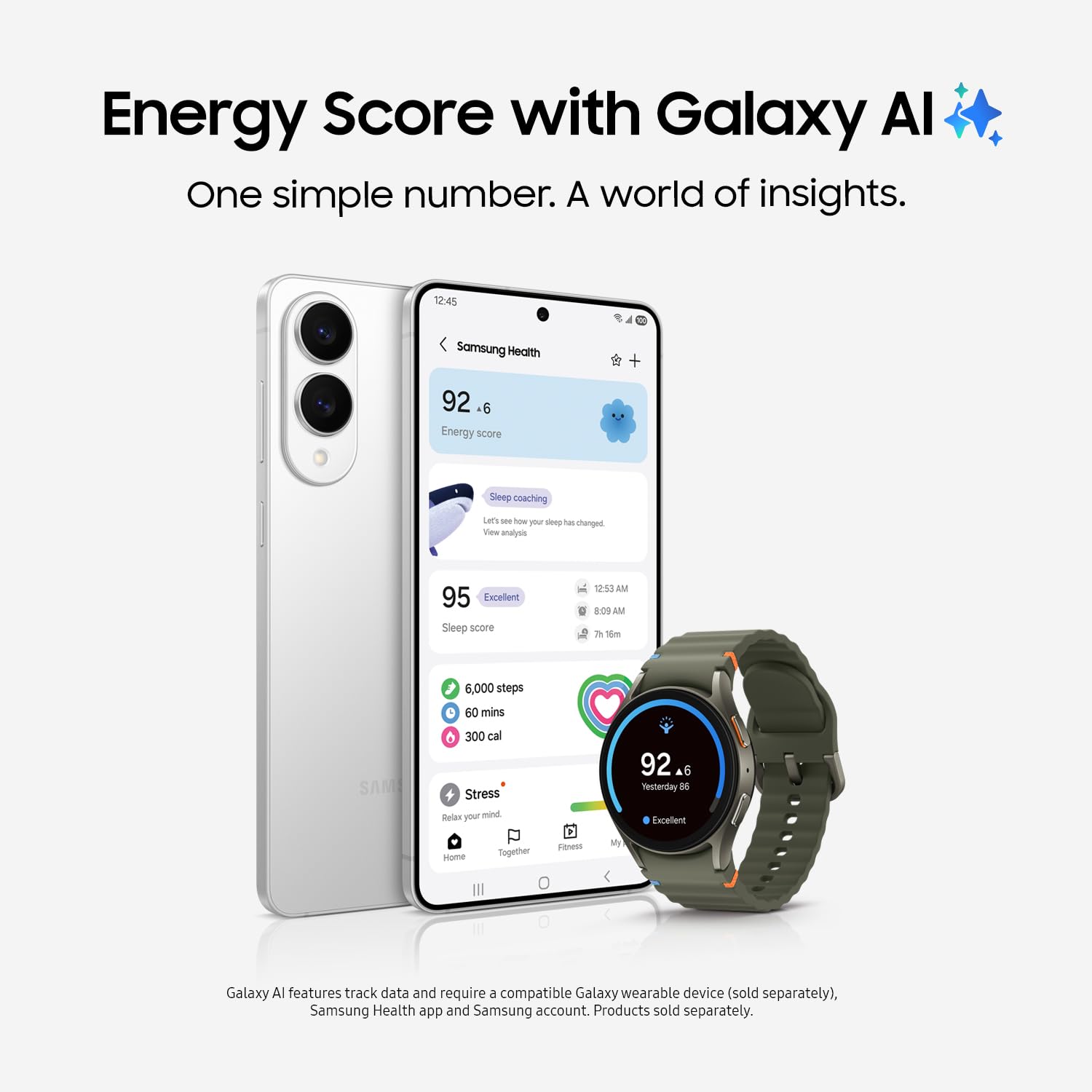 SAMSUNG Galaxy S25 Edge Phone, 256 GB AI Smartphone, Unlocked Android, Night Video, Fast Processor, ProScaler Display, All-Day Battery, 2025, US 1 Yr Manufacturer Warranty, Titanium Icyblue