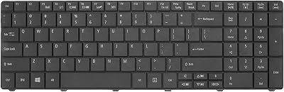 cigemay Replacement Laptop Keyboard for ACER E1-531G/E1-531/E1-571G Black