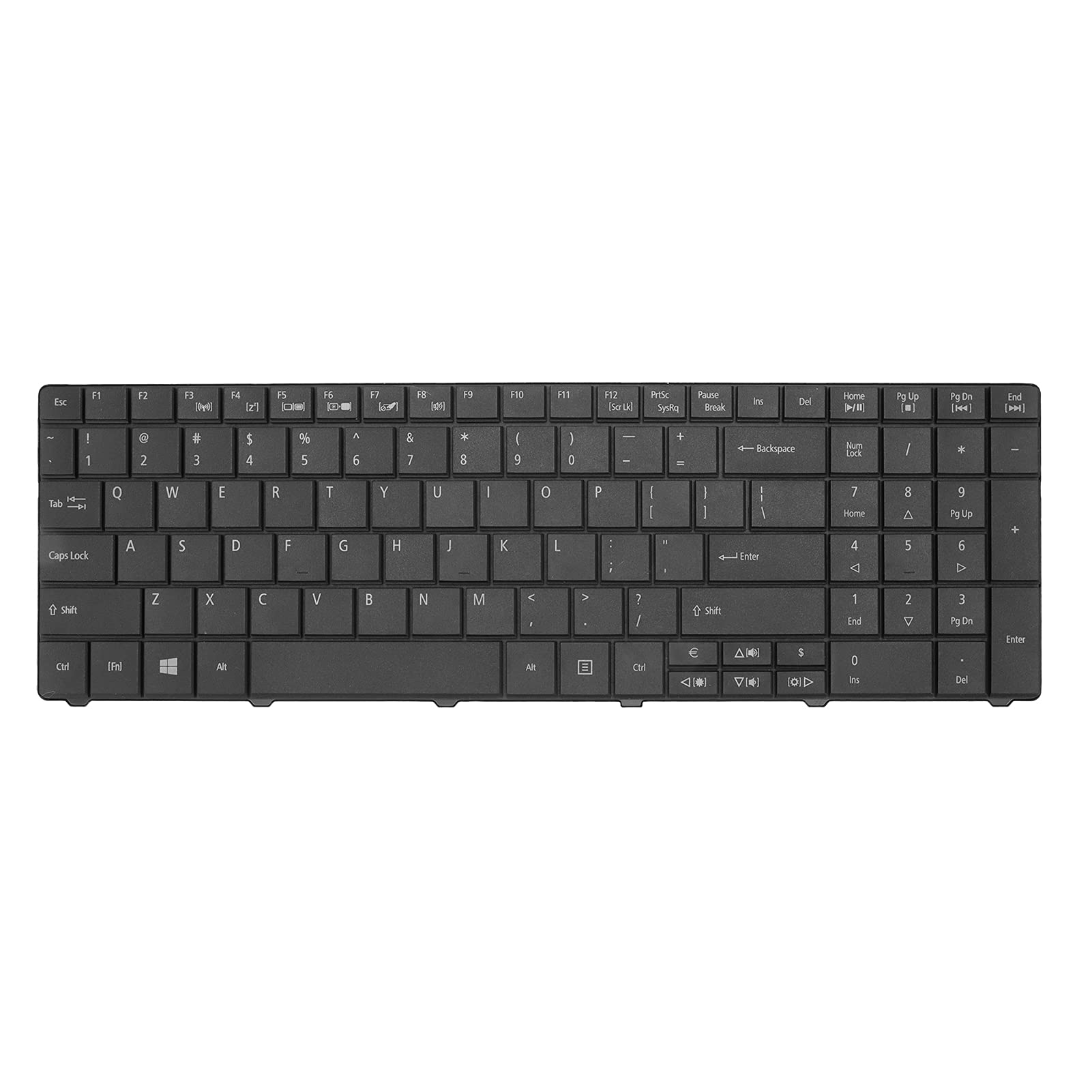 Replacement Laptop Keyboard for ACER E1‑531G/E1‑531/E1‑571G, Replace Keyboard Repair Accessories(black)