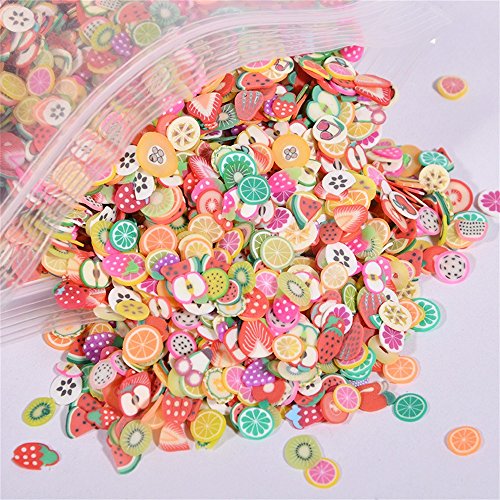 Kanzd Fruit Slices Soft Slime Slime Scented Stress Relief Toy Sludge Toys Slime Supplies (A)