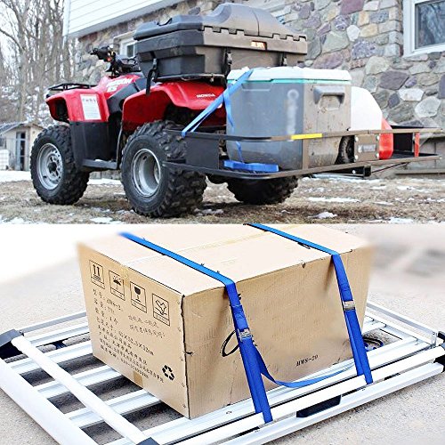 VVHOOY 12ft Premium Lashing Straps, Quality Cargo Strap Lock Cam Buckle, 250 lbs Max Break Strength for Lashing Straps for Kayak, Canoe Multi-Purpose and Vehicle Roof Racks