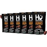 Hu Chocolate Hunks, Chocolate Covered Almonds with Sea Salt, 6 Pack | Keto Friendly, Vegan, Non-GMO, Gluten Free, Paleo, Organic Dark Chocolate