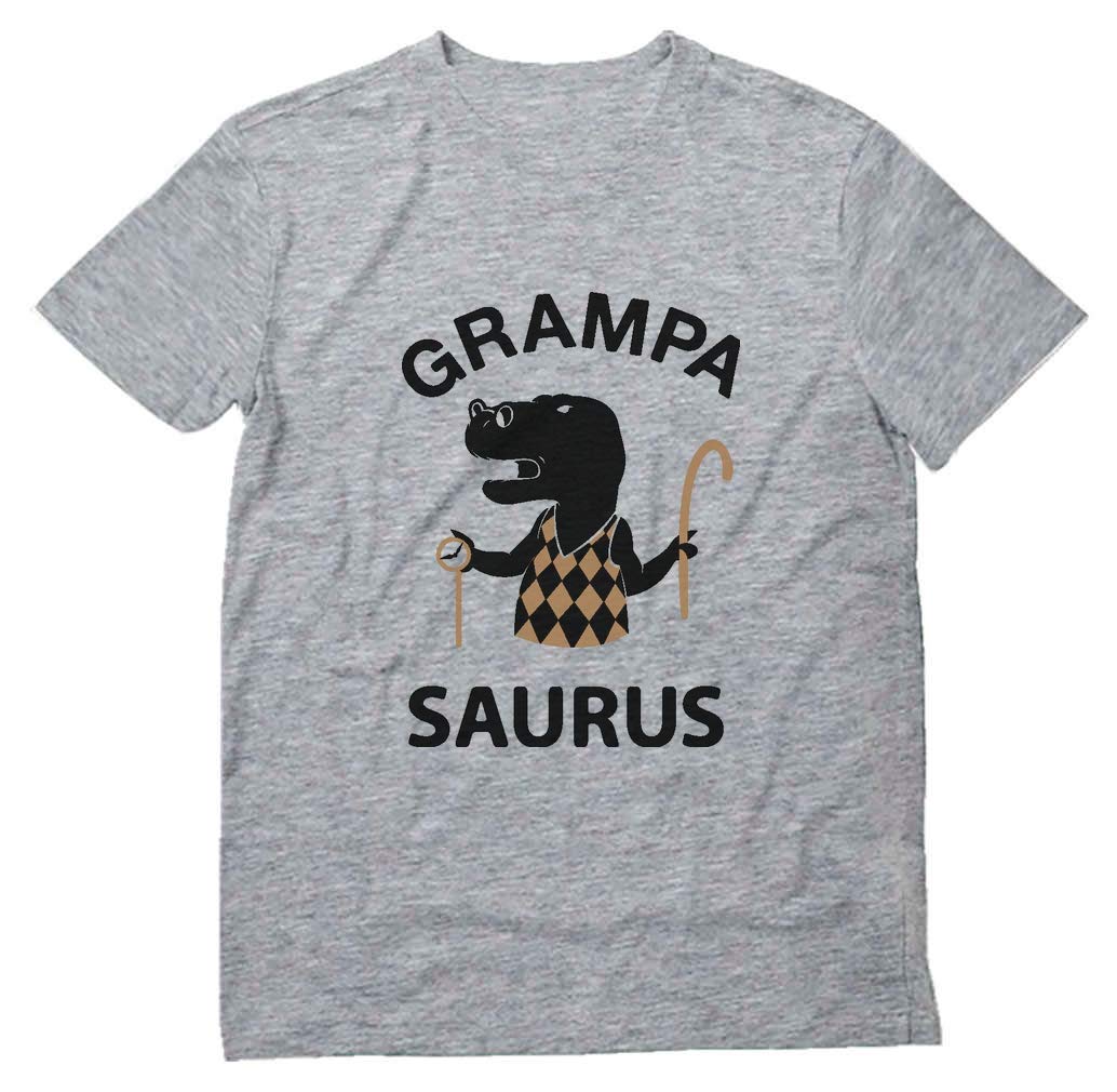  Gift For Grandfather Grampa Saurus Funny T Rex Grandpa T Shirt