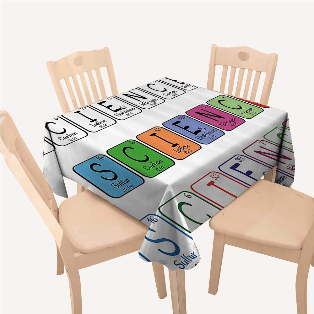 Amazon Com Williamsdecor Periodic Table Waterproof Table