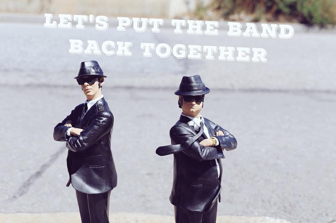 SD Toys Movie Icons The Blues Brothers Jake & Elwood Figure Set, 7", Black, 7 Inches - Image 3