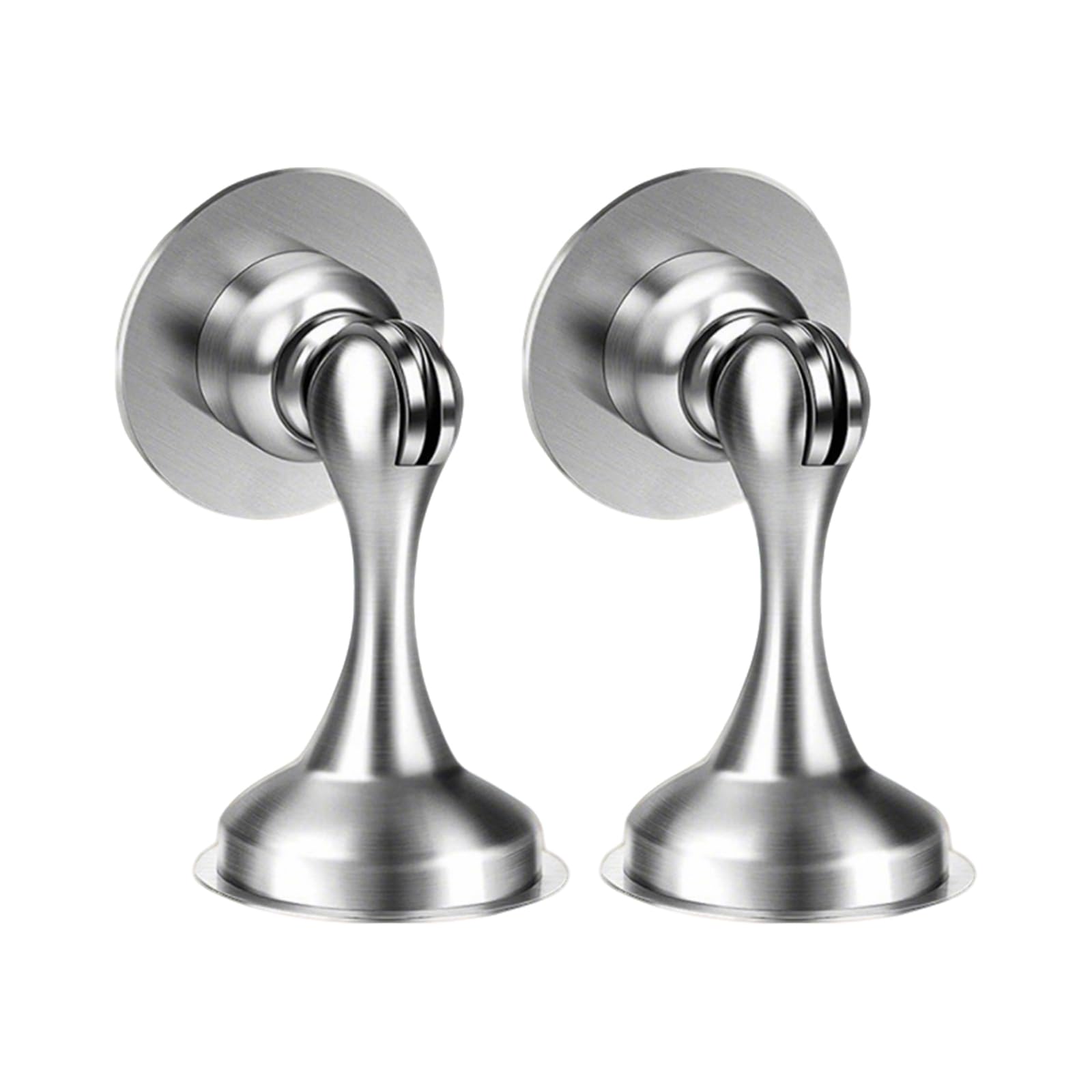 2Pcs Magnetic Door Stop, Stainless Steel Magnetic Stoppers, Durable Door Stop for Home Office and Patio (2pcs)