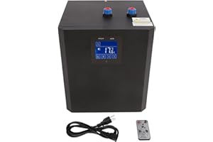 Aquarium Water Chiller, Fish Tank Cooling System Hydroponics Cooler 79 Gallon 300L 1/3 Fast Cooling and Heat Dissipation (US 