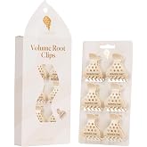 Bounce Curl Volume Root Clips for Curly Hair Drying and Diffusing, Tan | Designed for lift at the roots during drying, these styling accessories help separate sections and add shape and fullness.