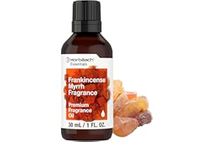 Horbäach Frankincense Myrrh Fragrance | 1 fl oz (30ml) | Premium Grade Fragrance Oil | for Diffusers, Candle and Soap Making, DIY Projects & More