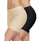 Blueinn Smooth Loose Fitting Anti Chafing Shorts for Under Dresses Women Slip Shorts Seamless Boyshorts Panties