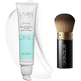 LAURA GELLER NEW YORK Spackle Skin Perfecting Makeup Primer, Hydrate + Airbrush Round Kabuki Brush