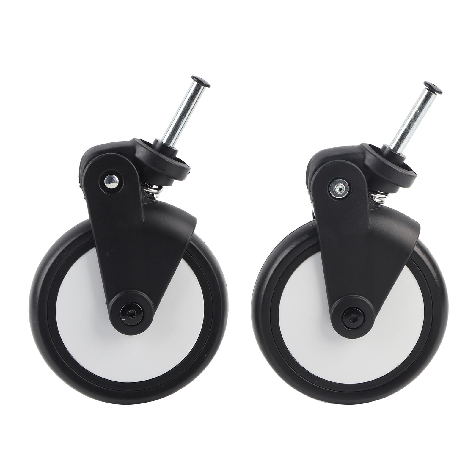1 Pair Baby Stroller Front Wheel Rubber Replaceable Front Wheel Set Babyzen Yoyo Wheel Replacement 7.9 * 5.9 * 2.8in