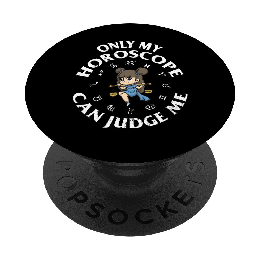 Libra Astrology Zodiac Sign Horoscope Gift Women Kids Men PopSockets PopGrip: Swappable Grip for Phones & Tablets