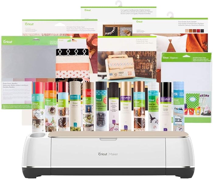 Cricut Maker + Everything Materials Bundle - Champagne