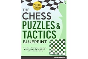 The Chess Puzzles & Tactics Blueprint: 2000+ Chess Exercises to Never Miss a Winning Move Ever Again | Spot Every Trick in Seconds and Skyrocket Your Rating
