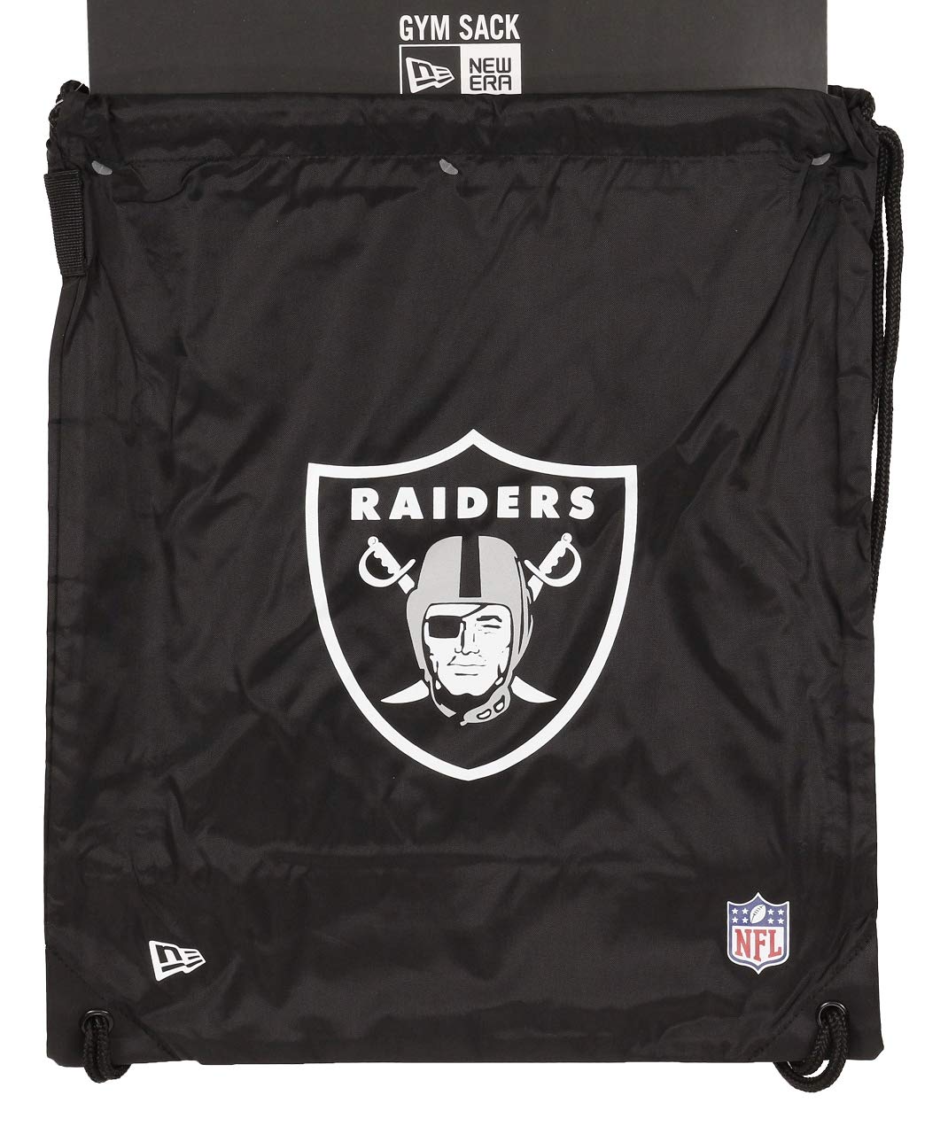 New Era NFL Gym Sack Oakrai Blkotc Bag and Backpack, Unisex Adult, Black, One Size