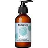 Mad Hippie Cream Cleanser – Gentle Formula with Hyaluronic Acid, Jojoba Oil & Green Tea, Skin Barrier Protection, 4 Oz Ea