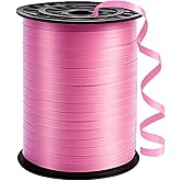 500 Yard Premium Pink Curling Ribbon,Curling Ribbon for Gift Wrapping, Balloon String,for Gift Wrapping,Party Decoration Crafting,for Florist Flower﻿