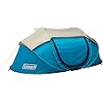Coleman Pop-Up Instant Tent Sets Up in 10 Seconds, Portable & Lightweight 2/4 Person Tent with Adjustable Rainfly