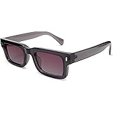 Kursan Classic Square Sunglasses for Women Men Trendy Thick Frame Sun Glasses Black Shades UV400