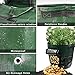 EZESO 10 Gallon Potato Grow Bags – Garden Plant Growing Bags with Drainage Holes & Handles, for Planting Potato, Carrot, Tomato (with Plant Labels) (2pack with 8Pcs Plant Labels)thumb 3