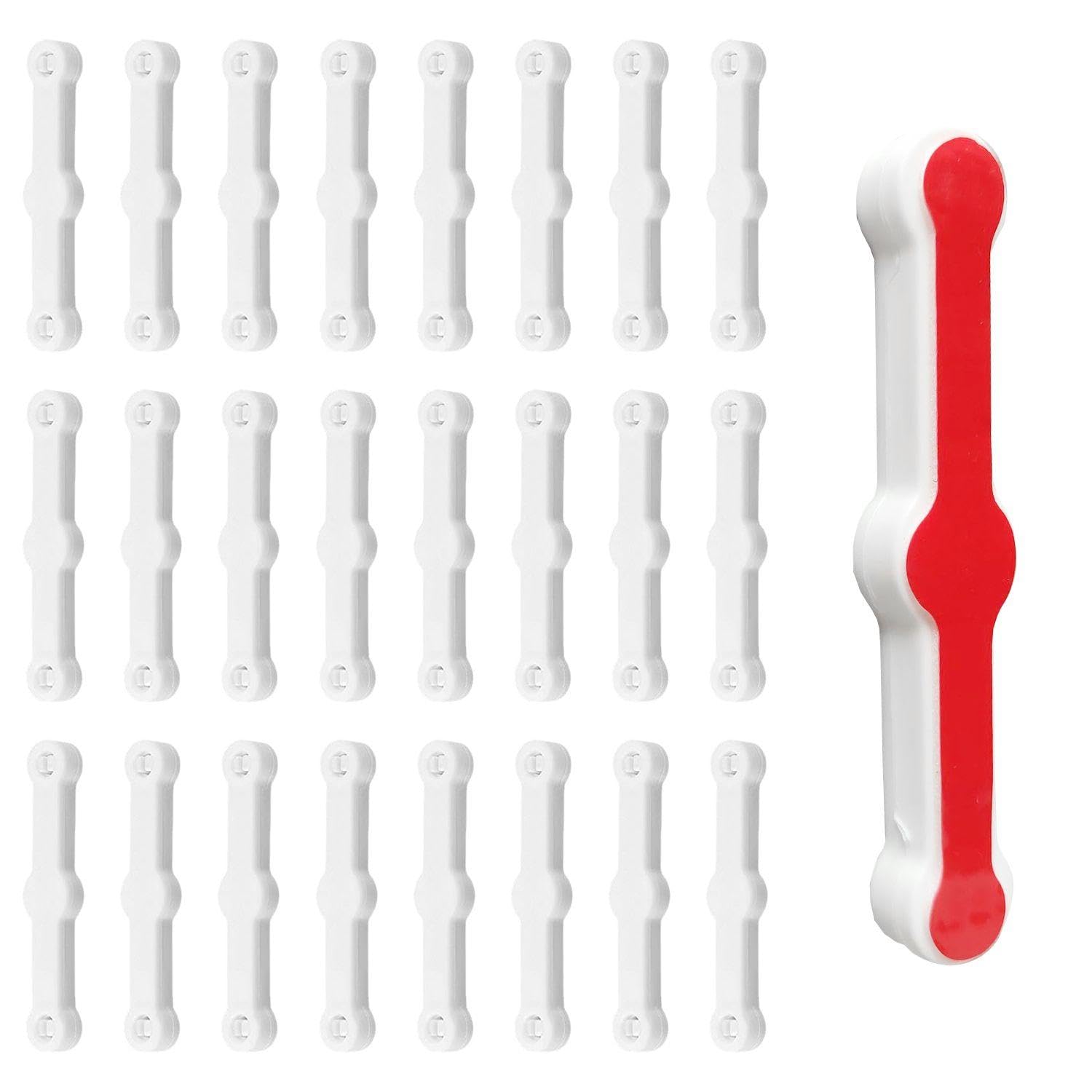 24 Pieces of Mosquito-Proof Window Screen Fixing Magnetic Strips, Convenient Window Screen Holder, No-Punch Window Screen Clip, Suitable for Mesh Curtains, Door Curtains, Insect-Proof Nets