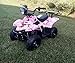 110cc ATV for kids youth children small ATV 4 Wheeler Gas ATV Quad LED lights Matching Rims (Camo color)