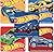 Hot Wheels Police Bull Run Battle Blast Car Playset & SWAT Rescue Vehicle & Bonus Racing Car Stickers Pack