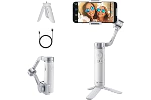 3-Axis Gimbal for iPhone15 14 13 Pro Max XS X XR Samsung s23 s22 Ultra Android, Foldable Handheld Phone Gimbal with Face/Object Tracking, Phone Stabilizer for Video Recording Vlog - FUNSNAP Capture π