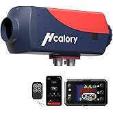 Hcalory 8KW Diesel Heater, 10L HBU1S Parking Diesel Air Heater Fast Heating 12/24V with App Control, Automatic Start and Stop