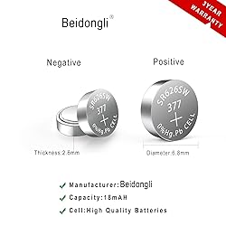 SR626SW Watch Batteries 377 376 AG4 LR626 1.55V