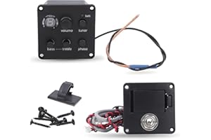 CYTGOUPER Acoustic Guitar Preamp System with Easy Installation, Small Footprint Acoustic Guitar Pickup, Acoustic Equalizer for Glued to Sound Hole