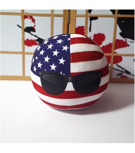 Amazon.com: GANGKJDS 7.9in Poland Ball,Countryballs,USA, Canada