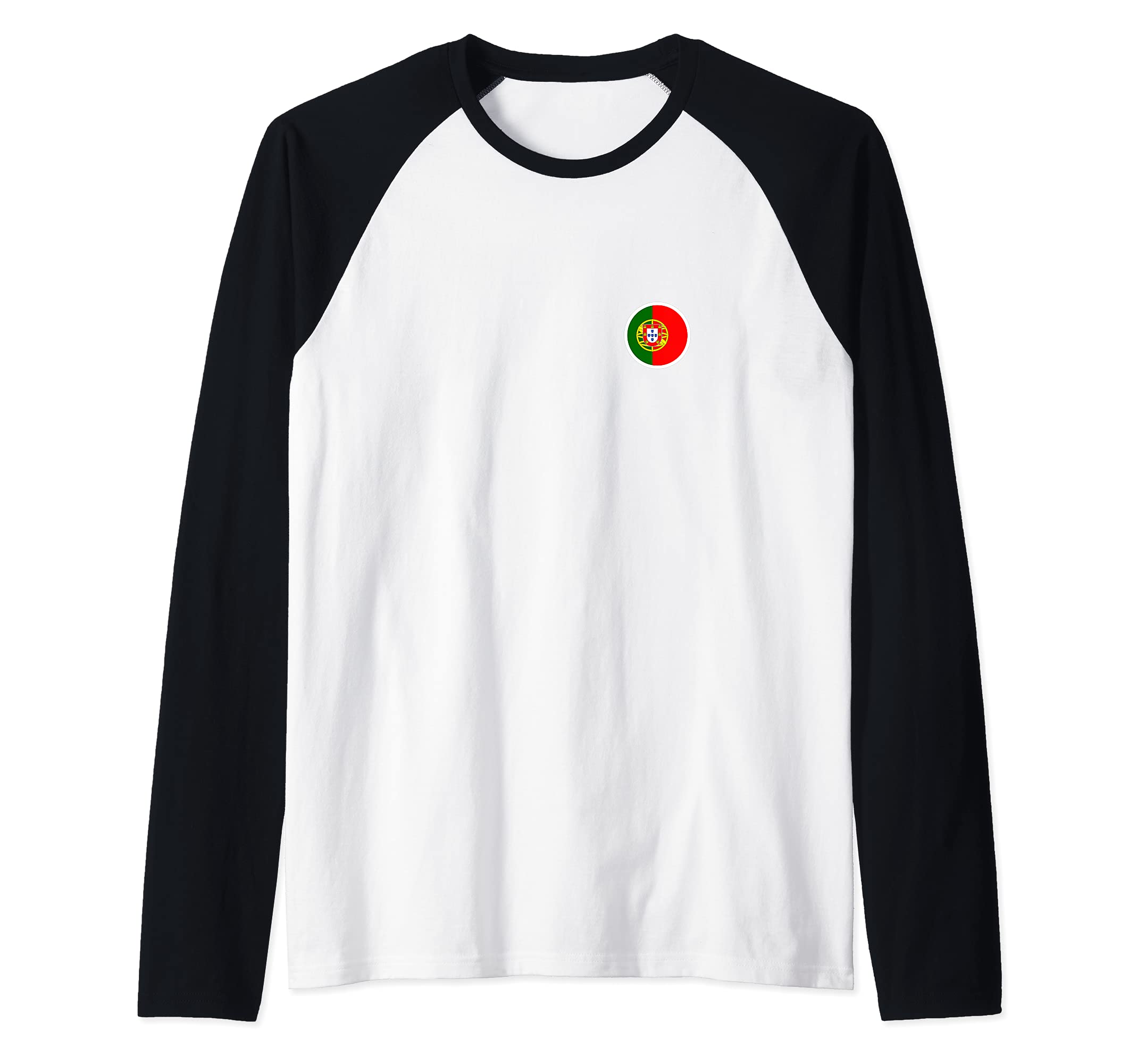Flag Portugal Raglan Baseball Tee