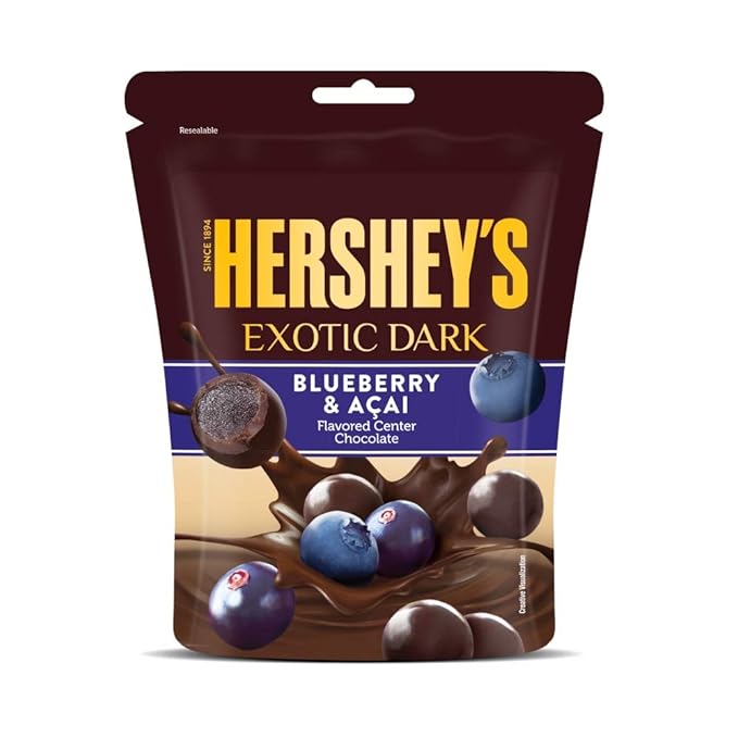 Hershey's Exotic Dark Chocolate Blueberry & Acai, 100 g (Pack of 3