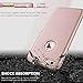 iPhone 6s Case, LOHASIC Ultra Slim [Premium Texture Grip] [PU Leather & Soft TPU & Plating Coated Frame] Seamless Hybrid Elegant Cover Case for iPhone 6s & iPhone 6(4.7 Inch,Rose Gold)