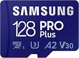 Samsung PRO Plus 128GB microSDXC UHS-I U3 with SD Adapter Blue