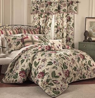 Amazon Com Williamsburg Garden Images 4 Piece Full Comforter Set