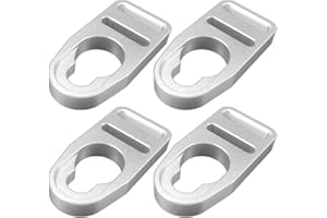 Guweta Upgraded Aluminum Kayak Seat Latches Compatible with Kayak Seat Replacement Kit Button Type Straps