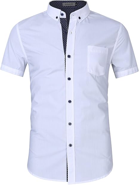 camisas de vestir manga corta
