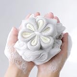 Omenluck 2pc Bath Ball Loofah Back Scrubber Mesh Shower Exfoliating Bathing view 4