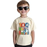 Habudda Toddler 100 Days of School Shirt Kids for Boys Girls 100th Day of School Costume T-Shirt Short Sleeve Tops Tee 2T-8Y