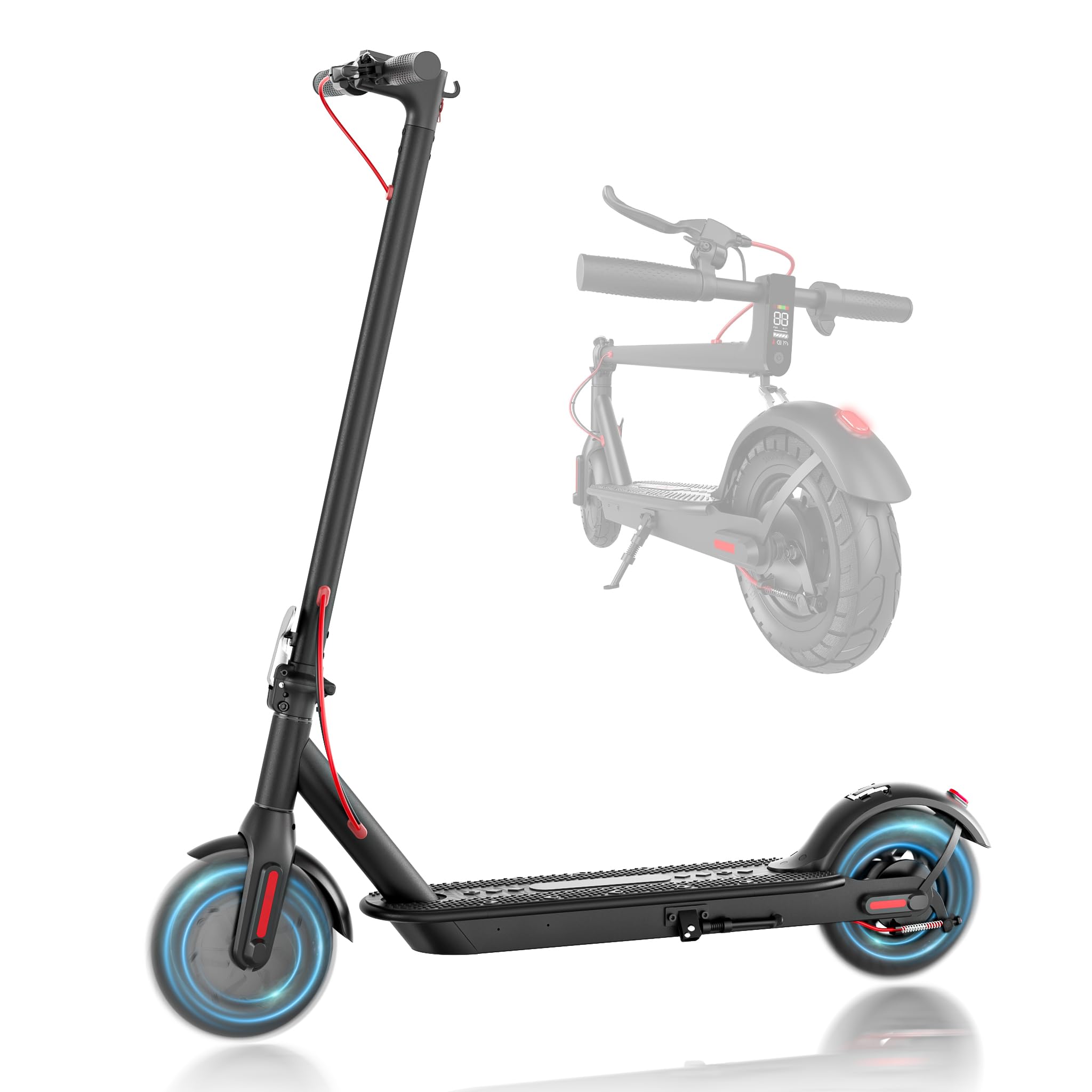 Photo 1 of *HANDLEBAR CABLE HAS ISSUES* *E7 ERROR/ MISSING HARDWARE* Windone Electric Scooter for Adults – 19MPH, 17-Mile Range, 430W Peak Motor, Foldable Commuter E-Scooter with 10" Shock-Absorbing Tires & Dual Braking System (UL 2272 Certified)
