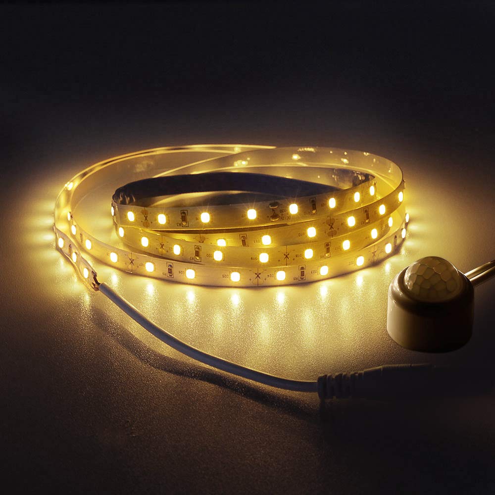 LED Bed Light Kit, Motion Activated Bed Light,5.9FT Flexible Strip