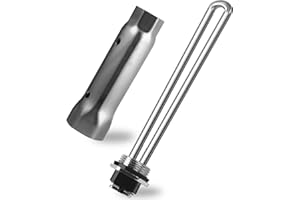 AOCIES 520900 RV Water Heater Element for Suburban RV SW Series Electric Water Heater, Replacement of 232794 520789 SU520789 Heating Element, Screw-in Gasket 1440W 120V with Wrench Socket