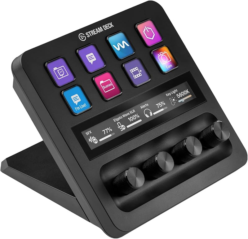 Stream Deck +, mezclador y controlador