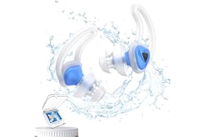 Softvox Ear Plugs for Swimming, Swim Earplugs for Adults Men Women Juniors Swimmers - Block Water Out, Super Soft,Custom Fit Silicone Protection for Surfing Pool Shower Bathing